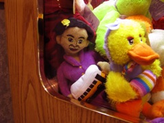Rosa Parks... with her own bus!